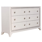 Cassie Dresser and Mirror Set in Pearl Finish