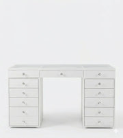 Sofia White Vanity Table with Drawers