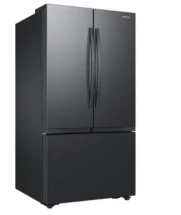 30 cu. ft. Mega Capacity 4-Door French Door Refrigerator with Four Types of Ice in Matte Black Steel