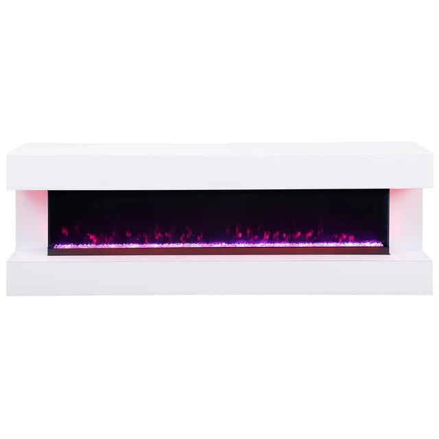 Vallerie 71" TV Stand with Fireplace