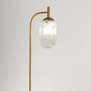 Vela Floor Lamp Bronze and Clear