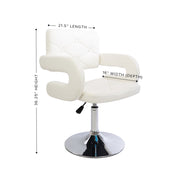 Vera Diamond Tufted Vanity Chair
