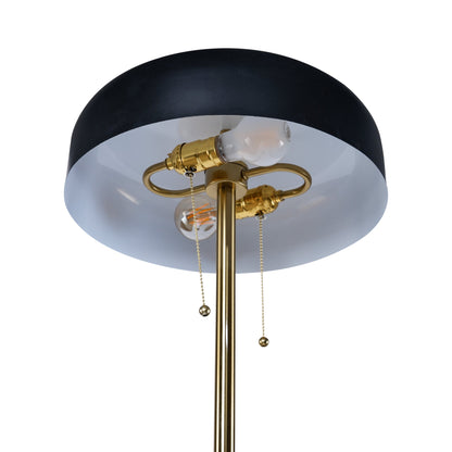 Vesper Floor lamp with Black outer and White inner