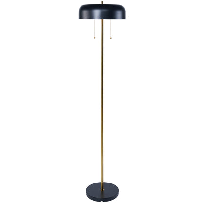 Vesper Floor lamp with Black outer and White inner
