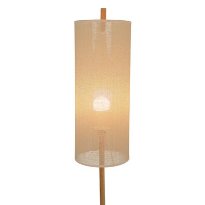 Vialux Floor Lamp - Oak and Natural