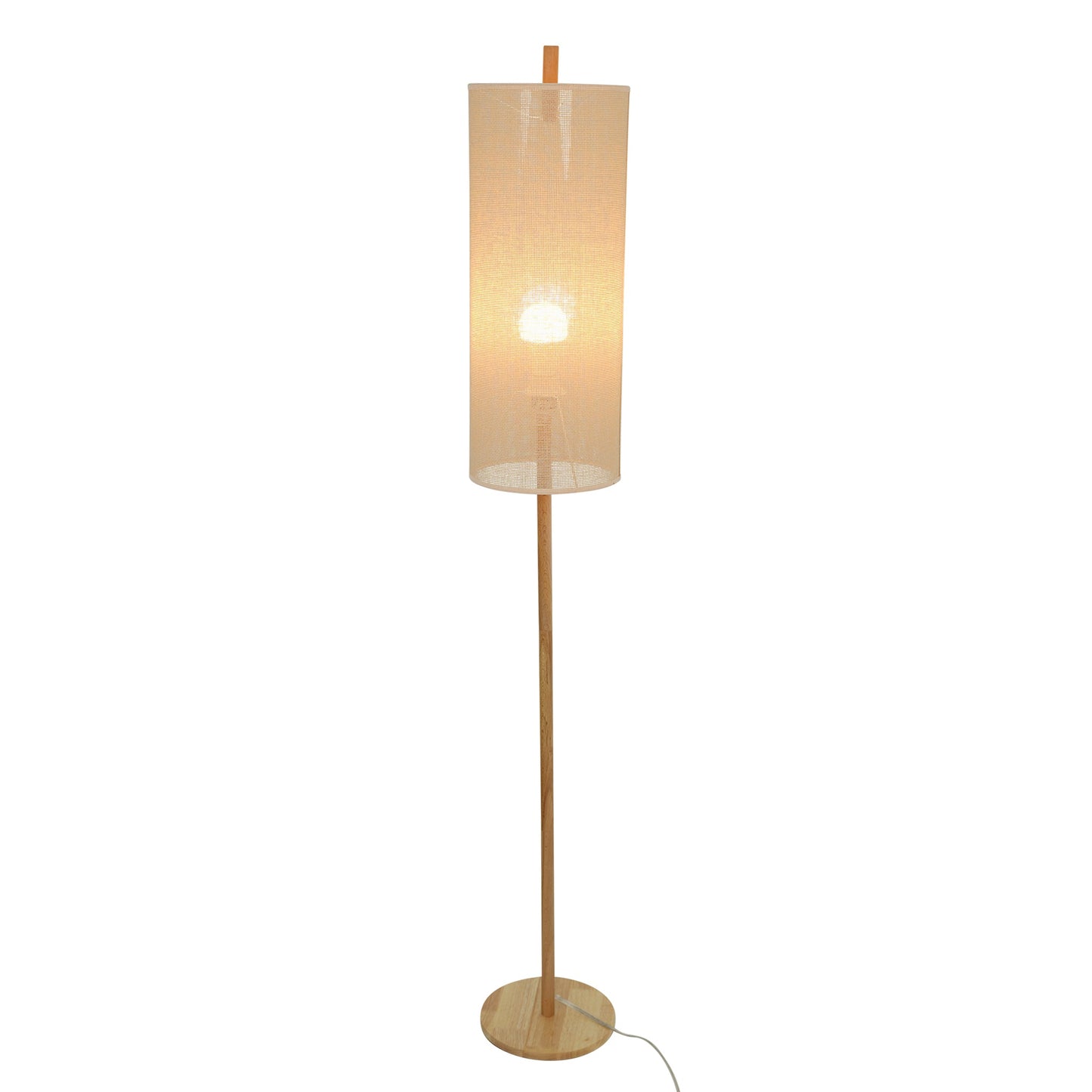 Vialux Floor Lamp - Oak and Natural