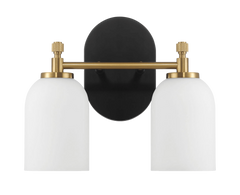 Vortex Two Lights Vanity in Traditional Style for Over Bathroom Mirror Wall Sconce