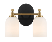 Vortex Two Lights Vanity in Traditional Style for Over Bathroom Mirror Wall Sconce