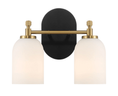 Vortex Two Lights Vanity in Traditional Style for Over Bathroom Mirror Wall Sconce