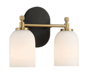 Vortex Two Lights Vanity in Traditional Style for Over Bathroom Mirror Wall Sconce