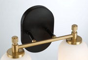Vortex Two Lights Vanity in Traditional Style for Over Bathroom Mirror Wall Sconce