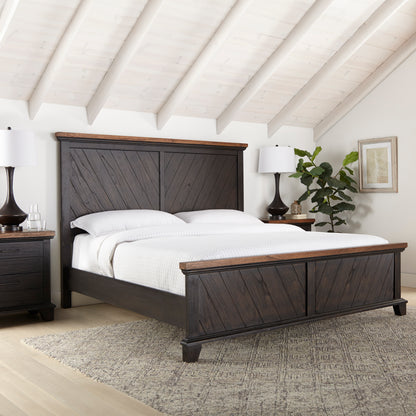 Bear Creek Queen Bed in Brown