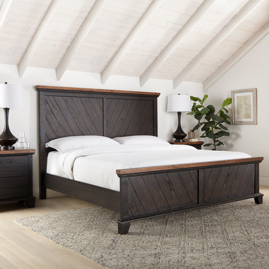 Bear Creek Queen Bed in Brown