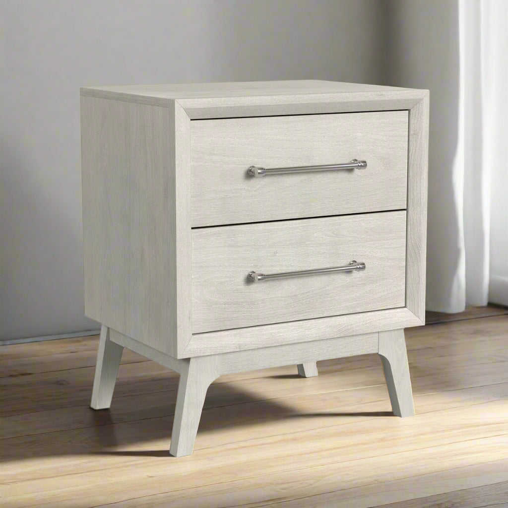 Westland 2-Drawer Nightstand in Almond