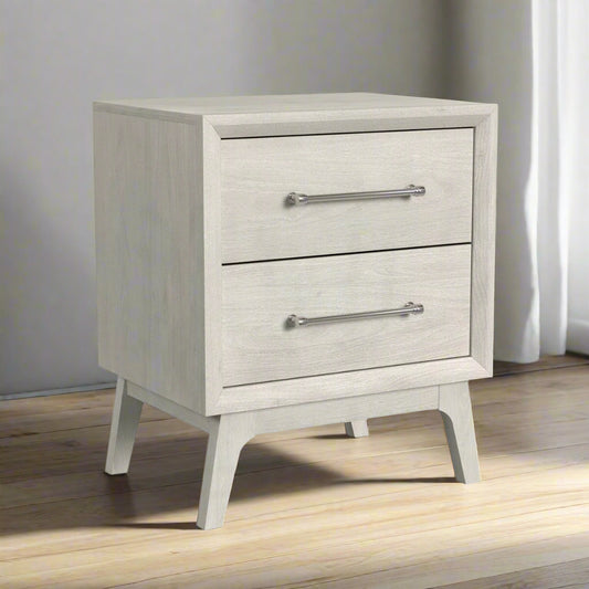 Westland 2-Drawer Nightstand in Almond