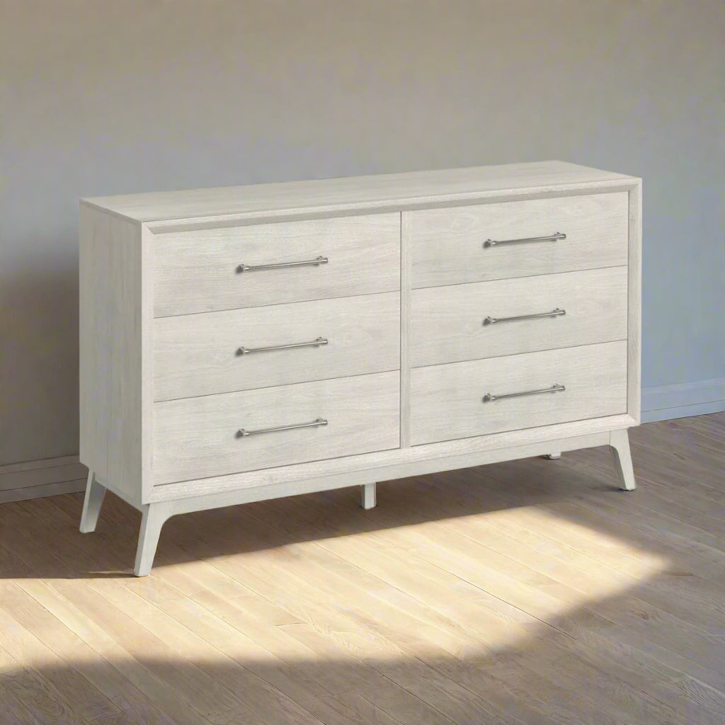 Westland 6-Drawer Dresser in Almond