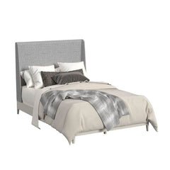 Cama tamaño queen Highland Park en madera flotante encerada