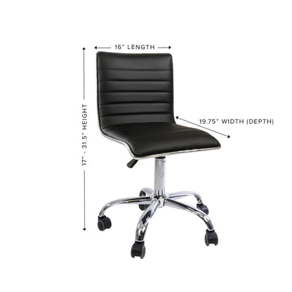 Zara Modern Quilted Vanity Chair