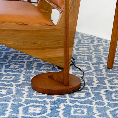 Lámpara de pie marrón Zensa