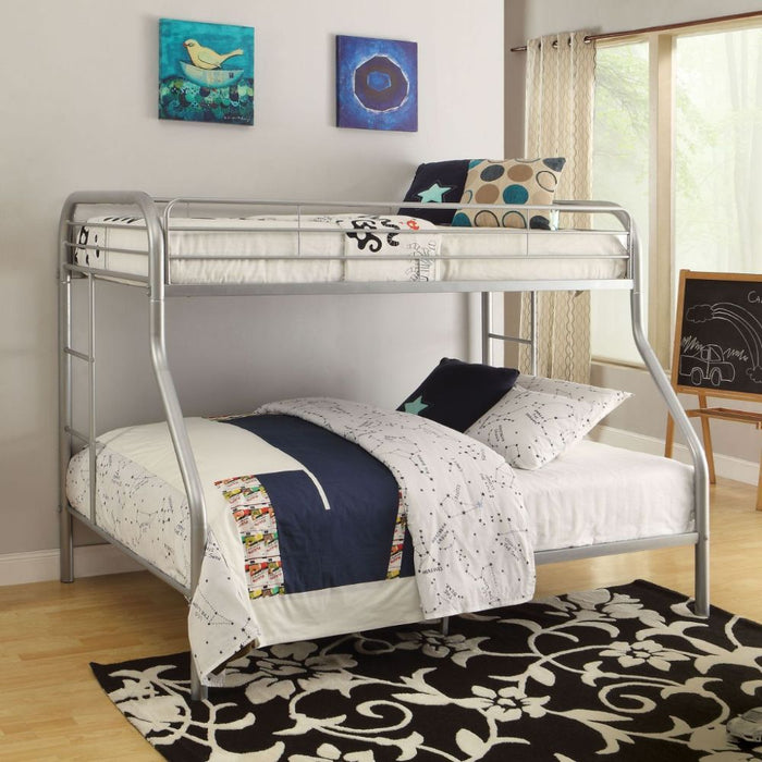 Tritan Silver Bunk Bed (Twin/Full)
