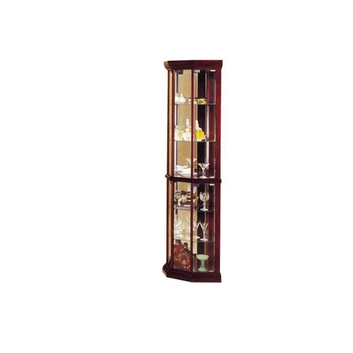 Huxley Cherry Curio Cabinet - Canales Furniture