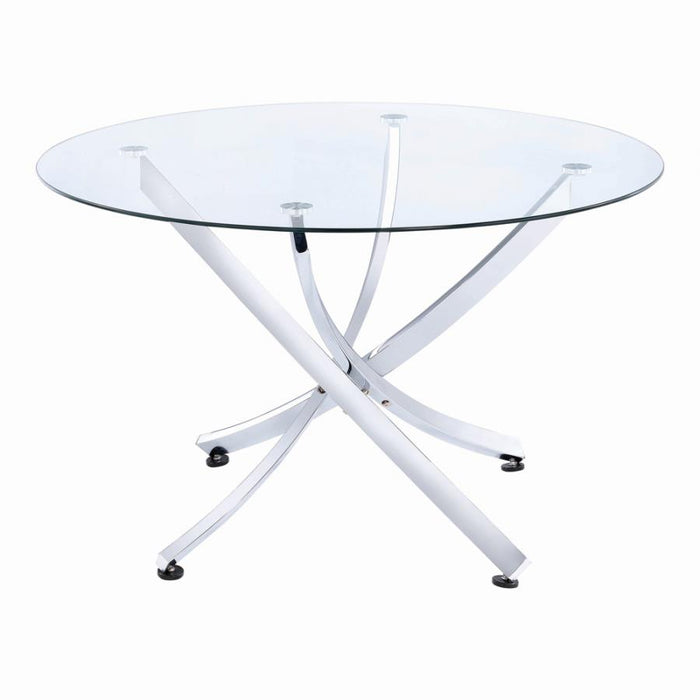 Modern White Round Dining Table