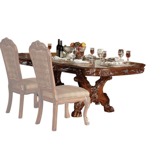 Dresden Cherry Oak Dining Table - Canales Furniture