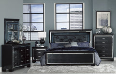 Homelegance Allura Mirror in Black 1916BK-6 - Canales Furniture