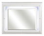 Homelegance Allura Mirror in White 1916W-6 - Canales Furniture