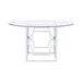 Starlight Dining Table Base Chrome - Canales Furniture