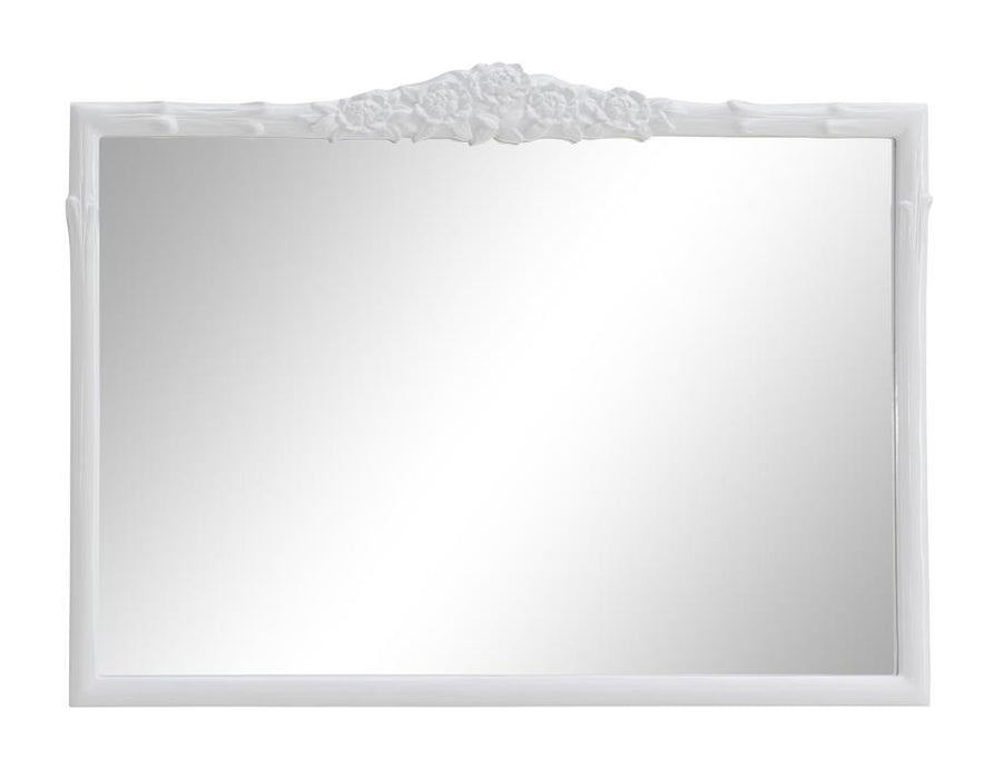 Glossy Mantel Mirror