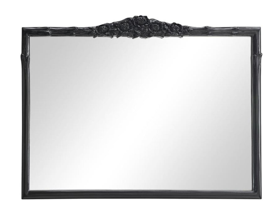 Glossy Mantel Mirror