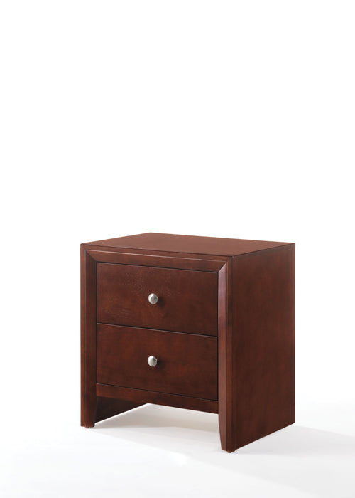 Ilana Brown Cherry Nightstand - Canales Furniture