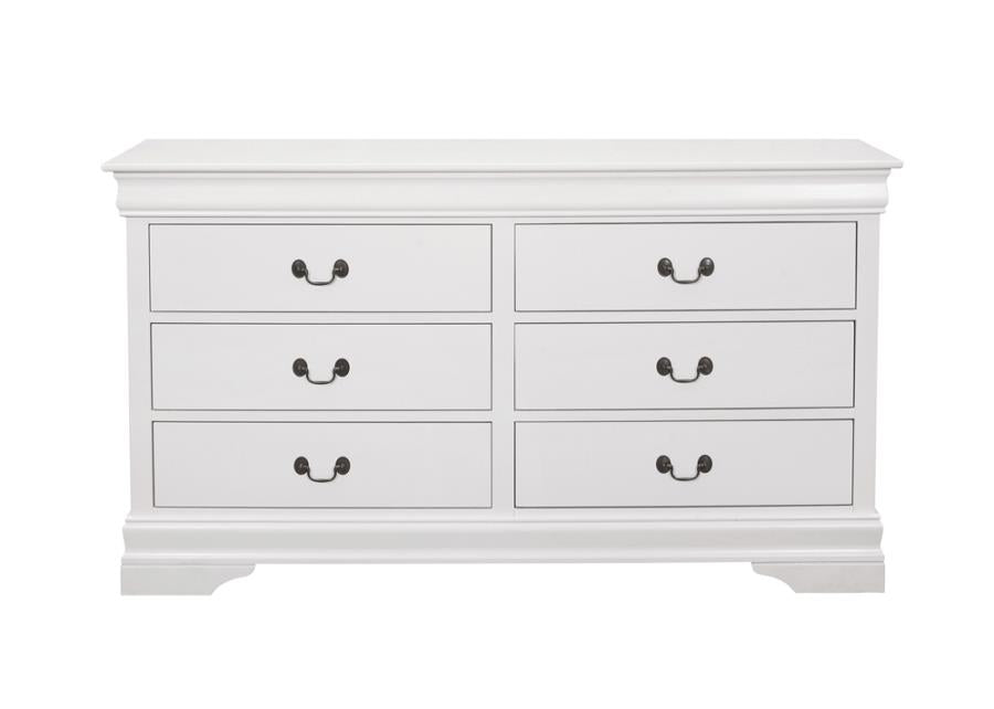 Louis Philippe 6-drawer Dresser