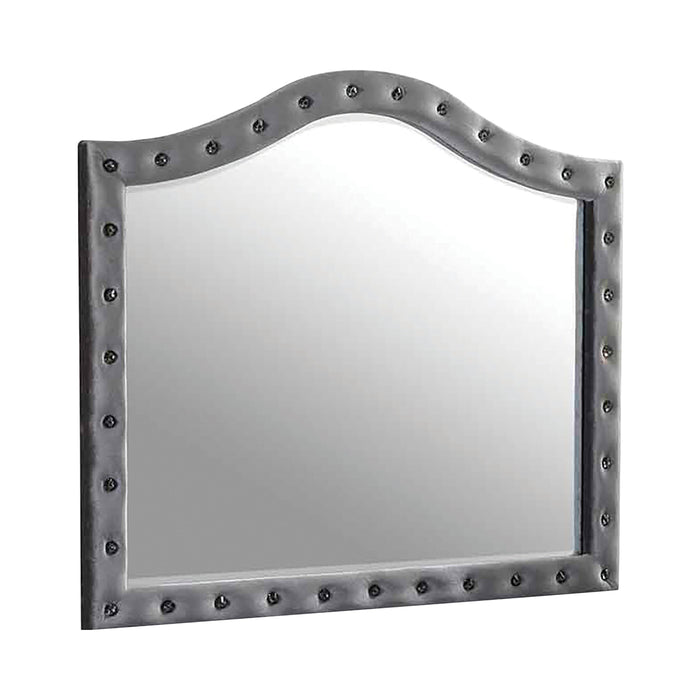Deanna Button Tufted Mirror