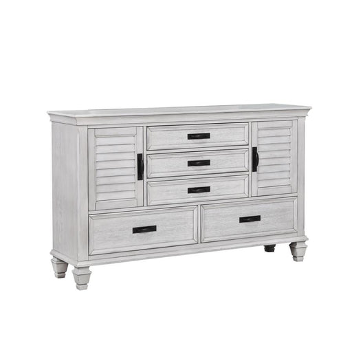 Franco 5-Drawer Dresser Antique White - Canales Furniture