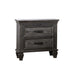 Franco 2-Drawer Nightstand Weathered Sage - Canales Furniture