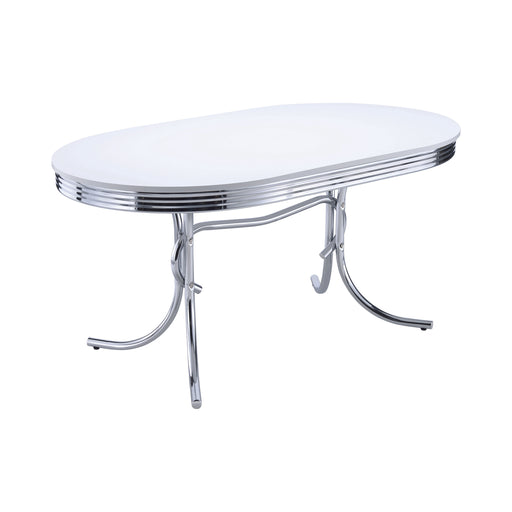 Retro Oval Dining Table - Canales Furniture
