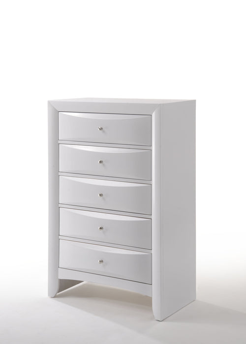 Ireland White Chest - Canales Furniture