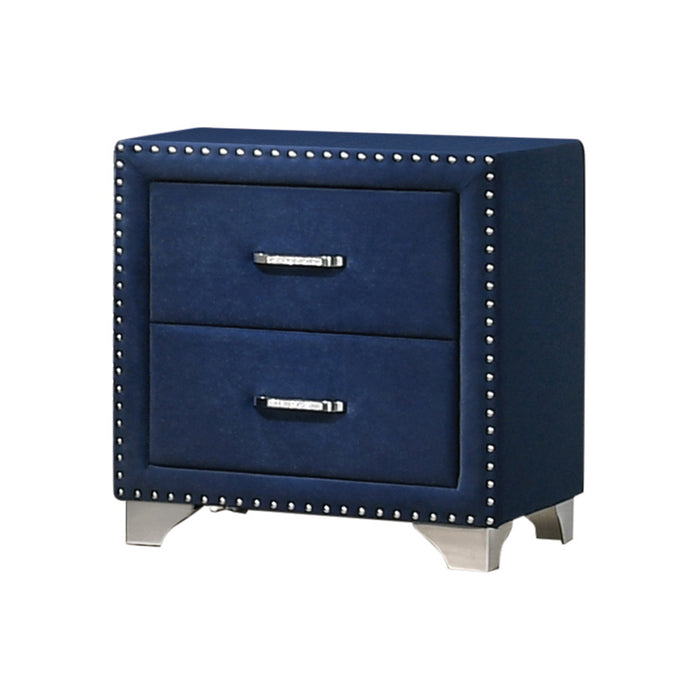 Melody 2-drawer Upholstered Nightstand
