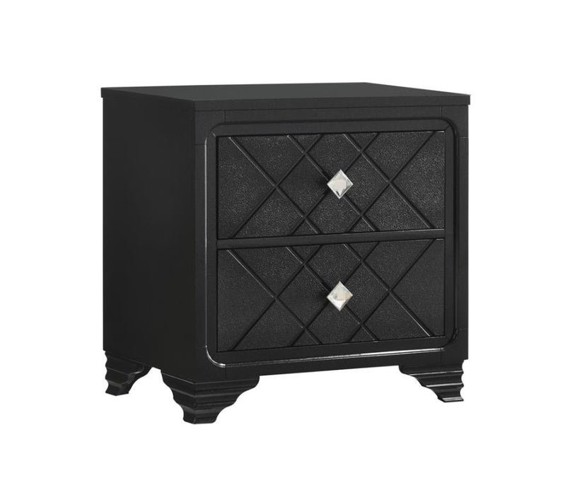 Penelope Midnight Star Nightstand - Canales Furniture