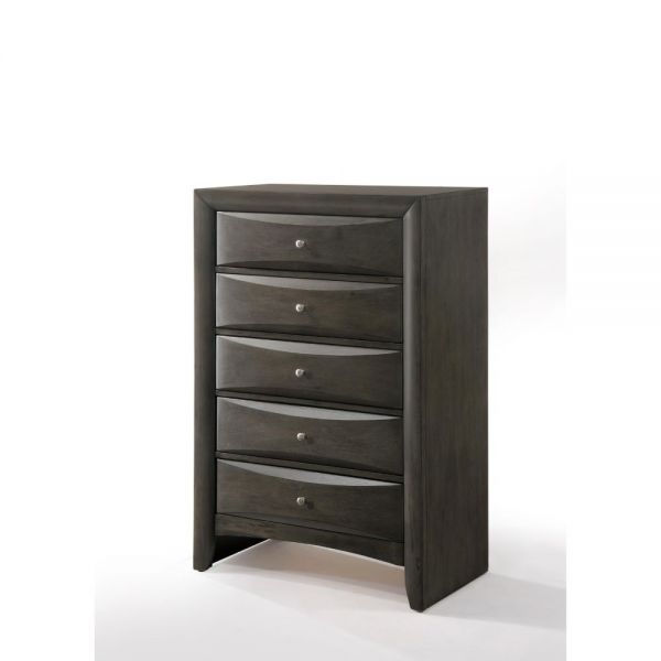 Ireland Gray Oak Chest - Canales Furniture