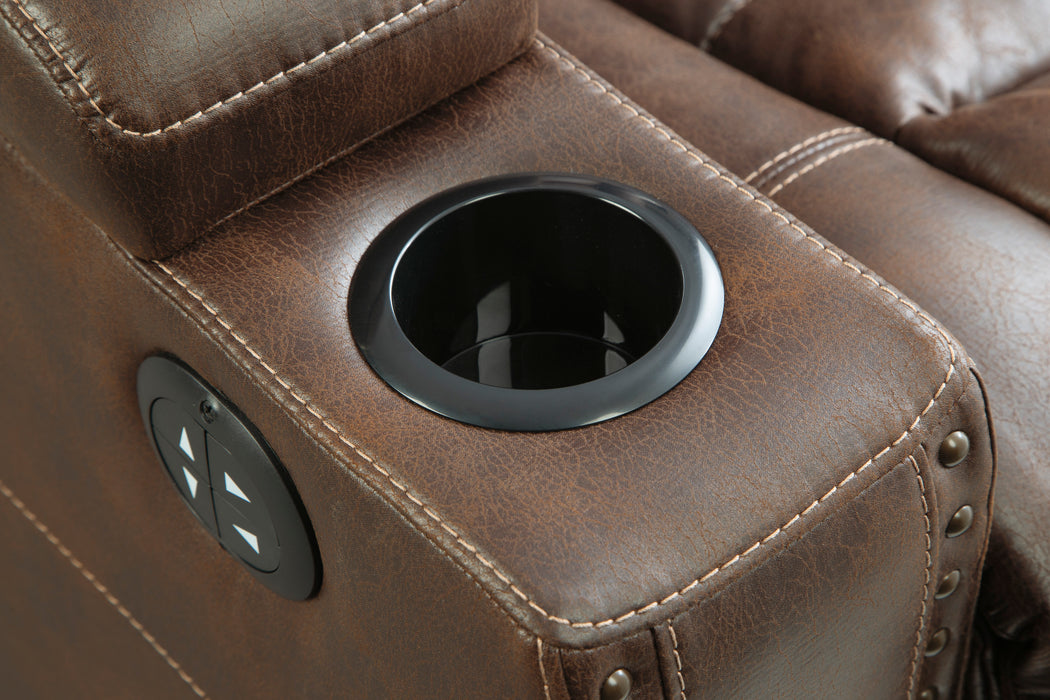 Owner's Box Power Recliner with Adjustable Headrest - Canales Furniture