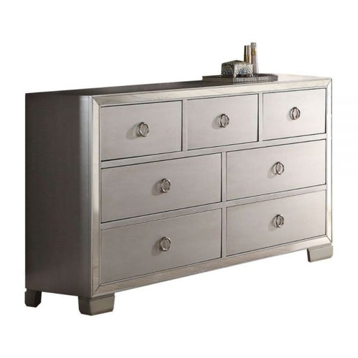 Voeville II Platinum Dresser - Canales Furniture