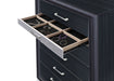 Naima Black Chest - Canales Furniture
