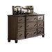 Baudouin Weathered Oak Dresser - Canales Furniture