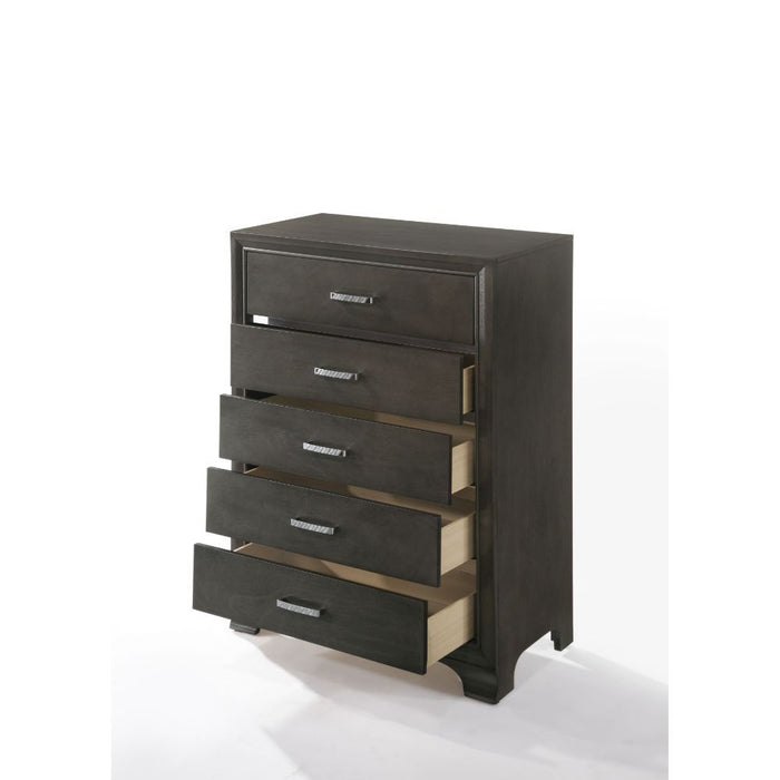 Carine II Gray Chest - Canales Furniture