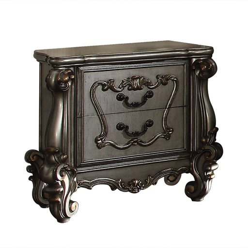 Versailles Antique Platinum Nightstand - Canales Furniture