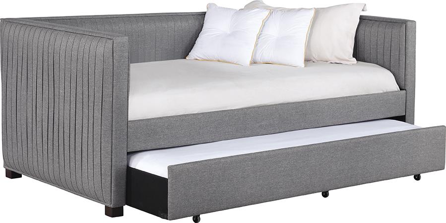 Sofá cama doble tapizado Brodie con cama nido