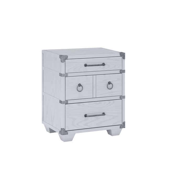 Orchest Gray Nightstand w/3 Drw - Canales Furniture